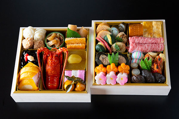 鯉之助さんのおせち料理二段重