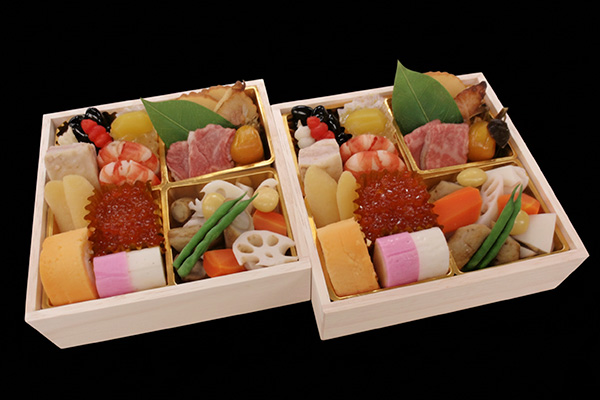 鯉之助さんの和風おせち二段